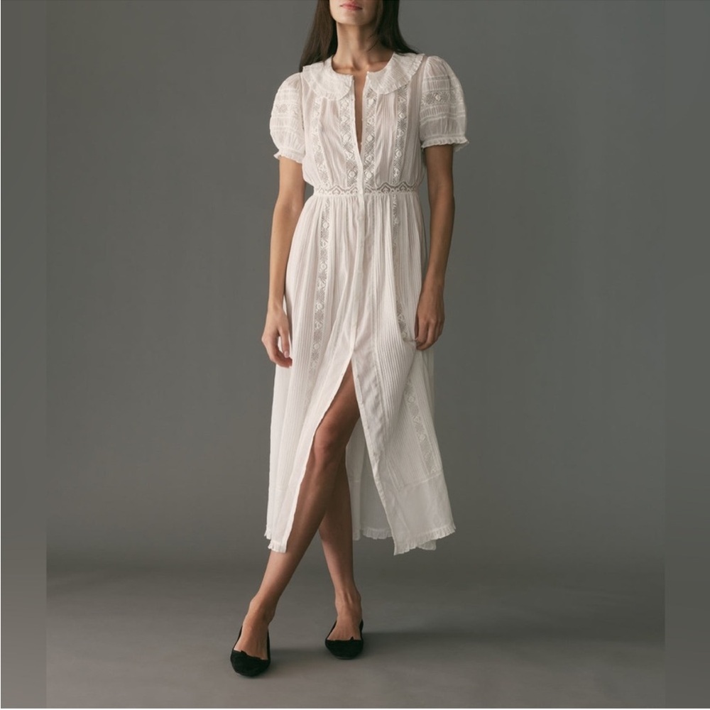 Doen Phoebe Dress in Salt - Picture 2 of 10
